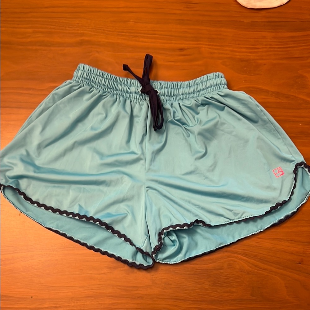 SET Active Blue Athletic Shorts Moisture-Wicking Design